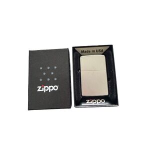 Zippo 2016 Regular Street Chrome Lighter New Sealed Unused